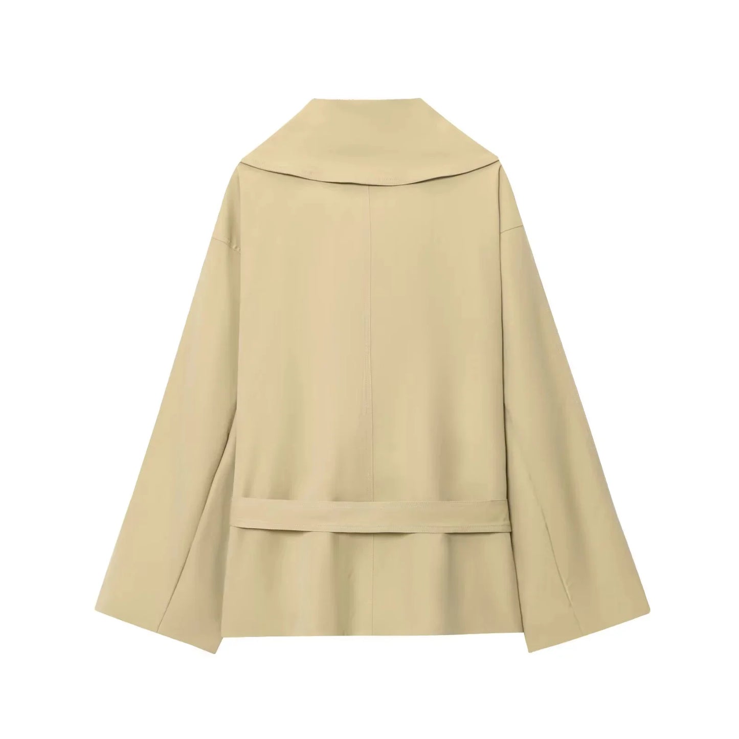 Ensemble beige trench femme