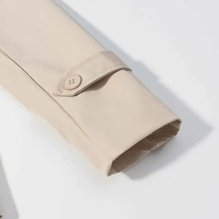 Veste trench court femme