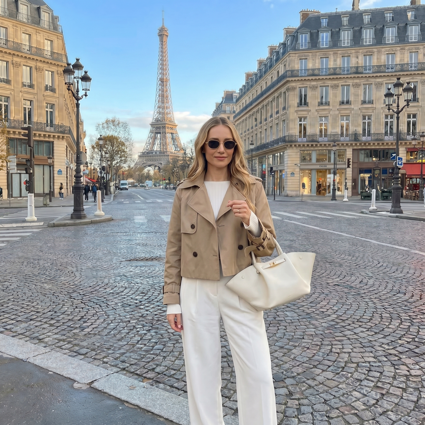 Trench coat court femme