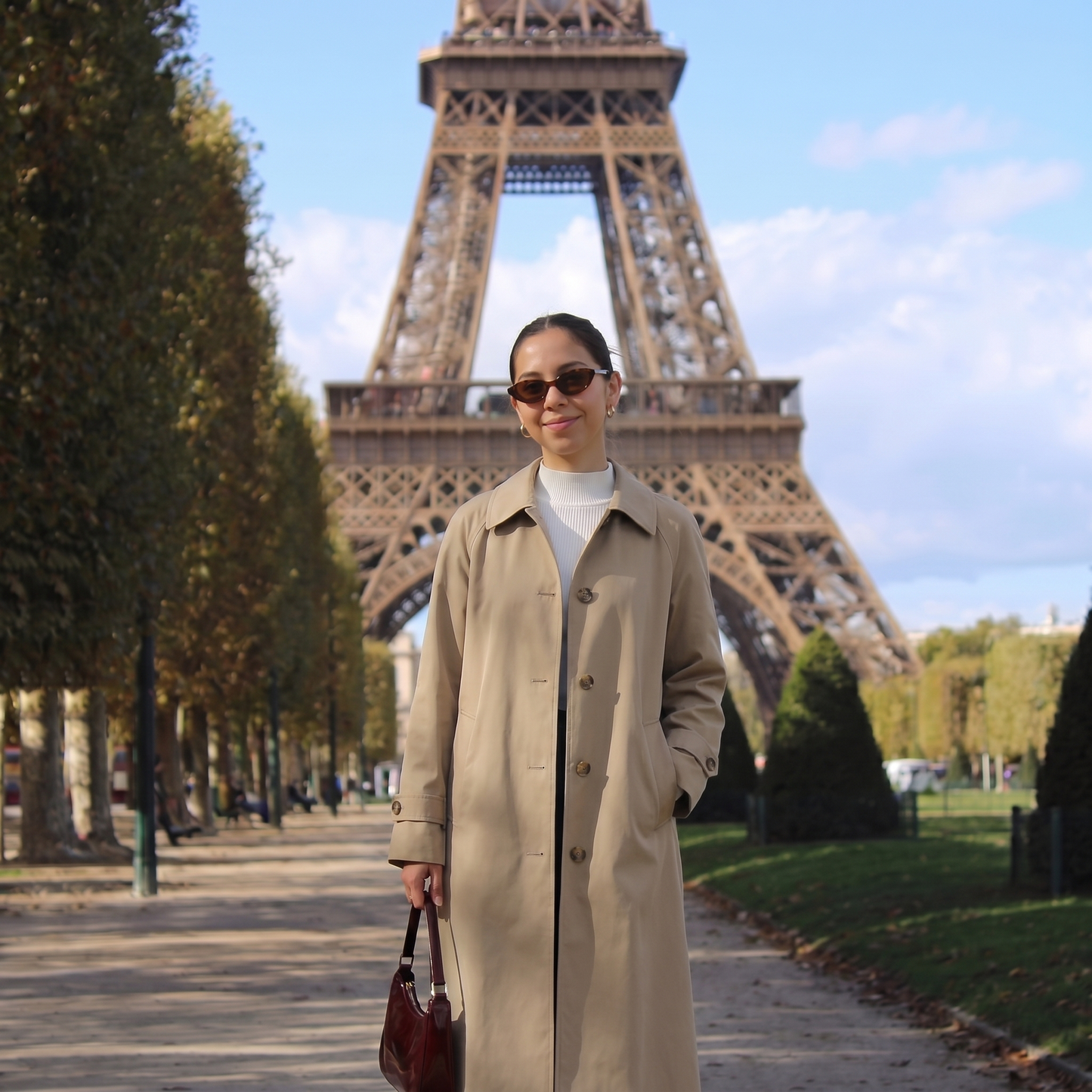 Trench très long femme